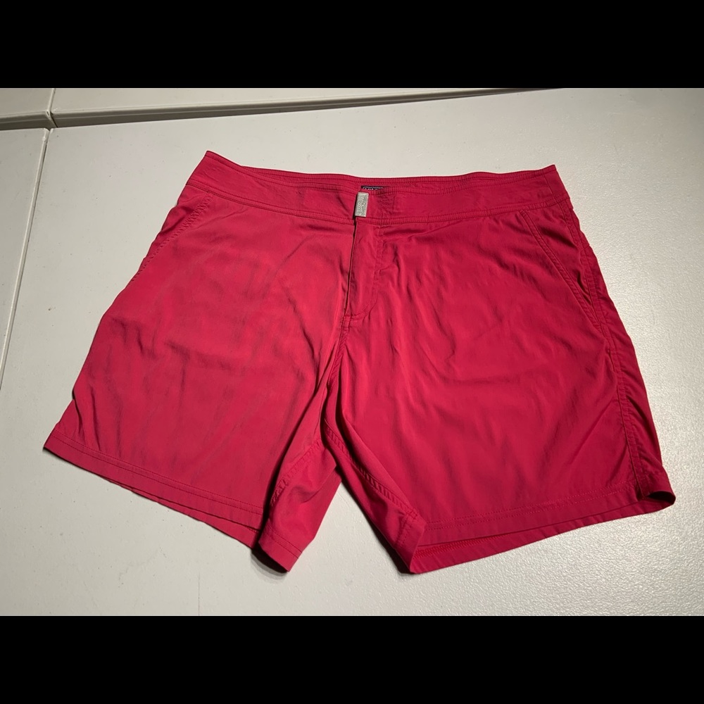 Vilebrequin Swim Trunks Board Shorts Pink Lined Men's XL 34" Waist